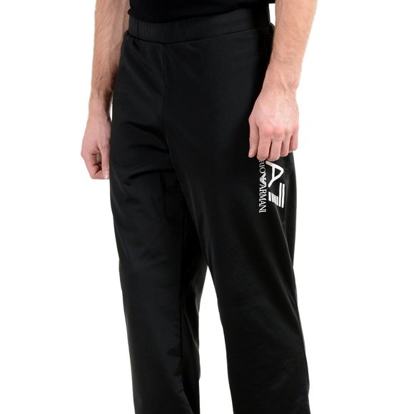 Emporio Armani EA7 "Train Big" Fleece Sweat Pants - Picture 3 of 5